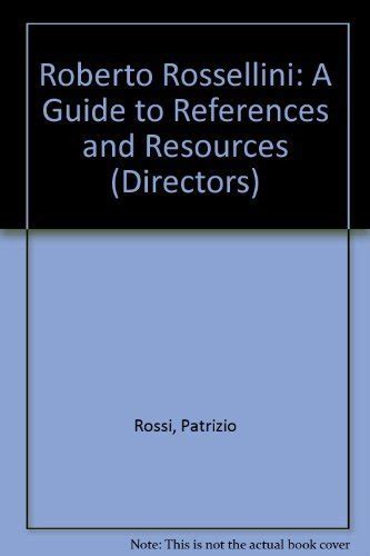 Roberto rossellini a guide to references and resources reference publication. - La otra guerra de la posguerra.