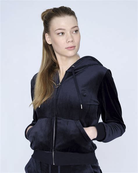 Robertson Classic Velour Zip Trough Hoodie - Magasin