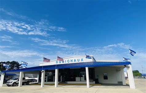 Robichaux ford. Robichaux Ford has been in business for 11 years. We specialize in Sales and Service of New and Pre-Owned Cars, Trucks, SUV, and Crossover vehicles. We are equipped with a friendly and knowledgeable sales and service staff. In the market for a small town, family atmosphere come see us at Robichaux Ford. Email Email Business Services/Products ... 