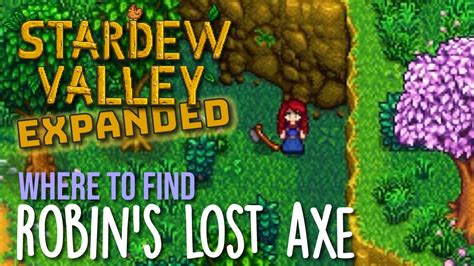 Robin's lost axe stardew valley expanded. Axe location - Stardew Valley Quest: Robin's Lost AxeQuick guide how to find Robin's Lost Axe in Stardew ValleyTimestamps:0:00 - Get the Quest0:26 - Go to So... 