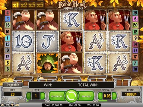 Robin Hood: Shifting Riches  игровой автомат NetEnt