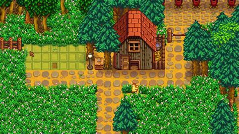 Robin buildings stardew. In order to build farm buildings, you must head north of town to the Carpenter’s Shop and speak with Robin. You can then pay Robin to build the farm buildings by acquiring the right amount of gold and materials. We’ve listed off each farm building, as well as its cost and what it does. Barn – Houses 4 animals. Allows purchase of cows ... 