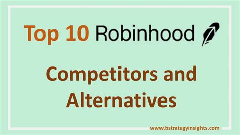 Overview: Best Robinhood alternatives. These are the best Robinhood alternatives and investing platforms so you can find a suitable replacement for you and start trading. Our pick: Interactive Brokers. Best for beginning investors: Acorns. Best for sign-up bonus: J.P. Morgan Self-Directed Investing.. 