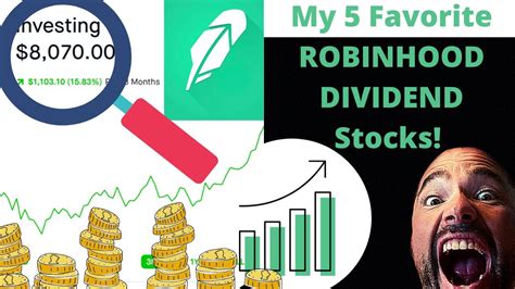 Robinhood dividend stocks. Sep 16, 2023 · Tupperware Brands Corporation. 1.9000. +0.1800. +10.47%. In this article, we will take a look at the 11 Robinhood stocks with biggest upside. To see more such companies, go directly to 5 Robinhood ... 