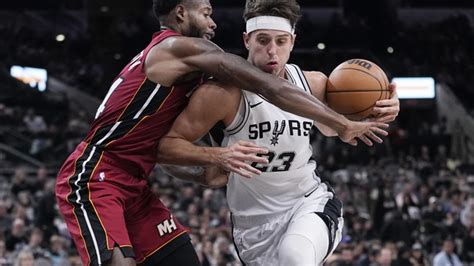 Robinson, Adebayo key rally as Heat capture fifth straight with win over Spurs, 118-113
