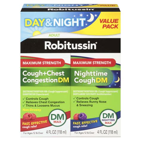 Use Robitussin DM (guaifenesin and dextromethorphan liquid) as ordered by your doctor. Read all information given to you. Follow all instructions closely. Take with or without food. Take with food if it causes an upset stomach . Drink lots of noncaffeine liquids unless told to drink less liquid by your doctor.. 