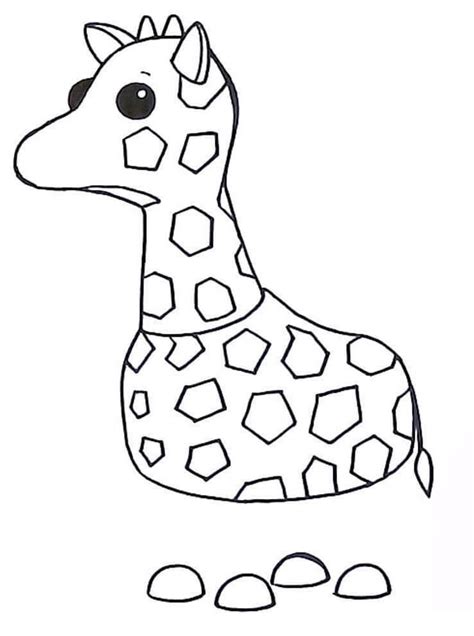 Roblox Adopt Me Coloring Pages Giraffe Pets Drawing Cool Coloring Pages Giraffe Coloring Pages