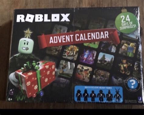 Roblox Advent Calendar Exclusive 2021 w/ Virtual Codes Sealed NEW