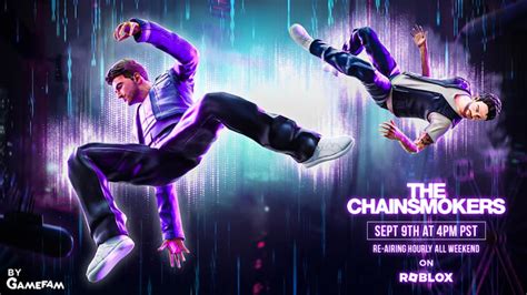 Roblox All Free Items in The Chainsmokers Concert Experience