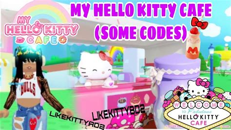 Roblox All My Hello Kitty Cafe Gift Codes October 2022 
