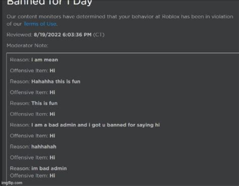 Roblox Banned Memes