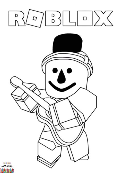 Roblox Cartoon Coloring Page Image credit Roblox Cartoon Drawing by