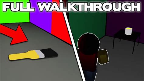 Roblox Color or Die Walkthrough Chapter 1& 2 Tutorial & Guide