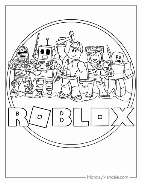 Roblox Coloring Book Online 110+ SVG Images File