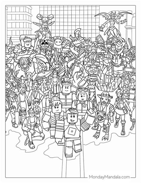 Roblox Coloring Games