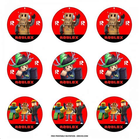 Roblox Cupcake Toppers Templates Download Hundreds FREE PRINTABLE