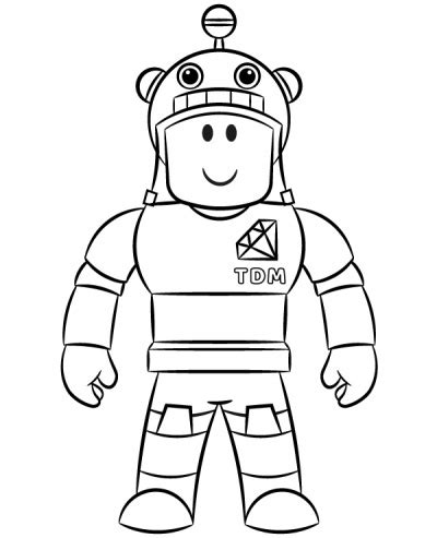 Roblox Dantdm Coloring Pages Get Coloring Pages