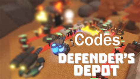 Roblox Defender s Depot codes September Free coins crates and more 