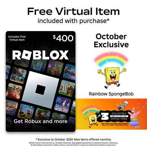 Roblox EGift Gift Card Gallery