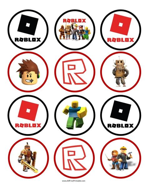 Roblox Free Printable Banners And Cupcake Toppers Free Printable