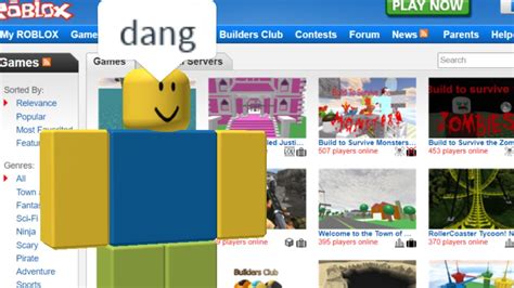 Roblox Games From 10 Years Ago