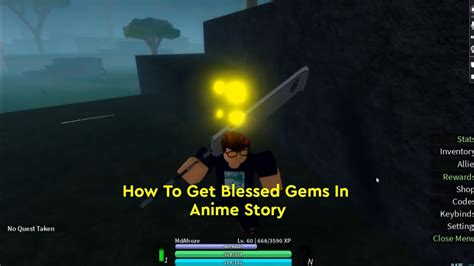 Roblox How to Get Blessed Gems in Anime Story