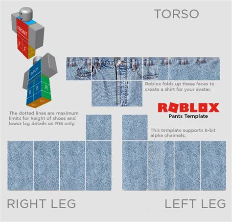 Roblox Jeans Template By Roblox Dreamer Roblox Id