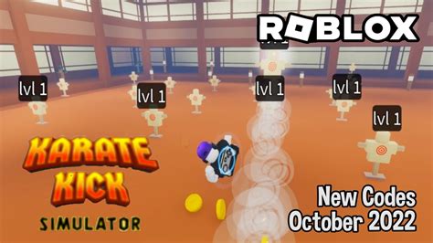 Roblox Karate Kick Simulator Codes October 2022 