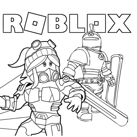 Roblox Kleurplaten