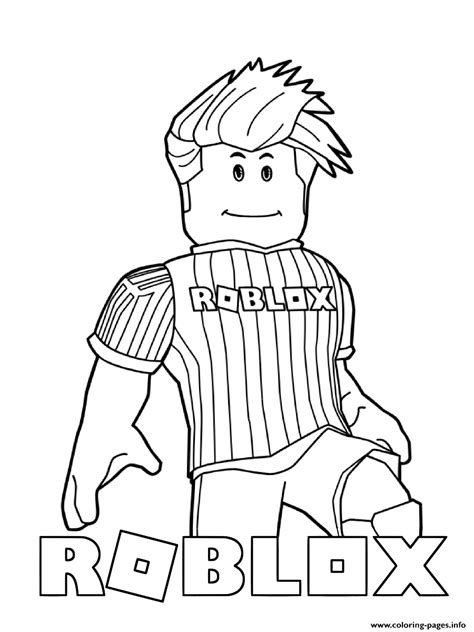 Roblox Loves Soccer Coloring page Printable