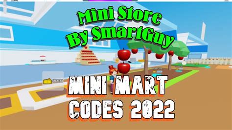 Roblox Mini Mart Code December 2022 All Active Roblox Mini Mart Code