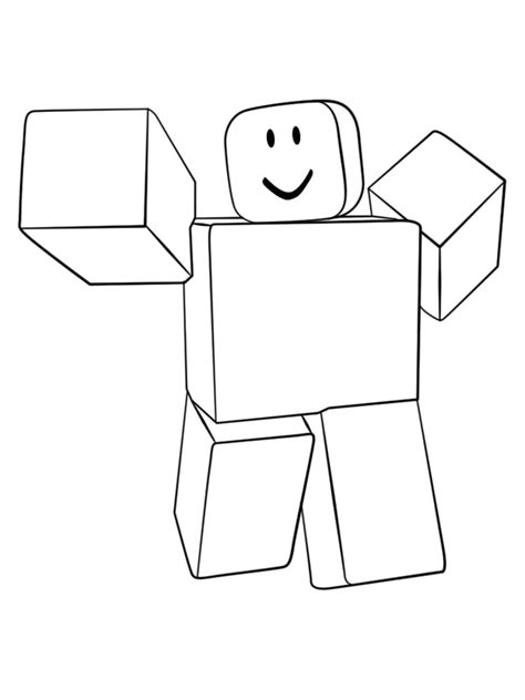 Roblox Noob Coloring