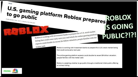 Roblox Prepares to Go Public