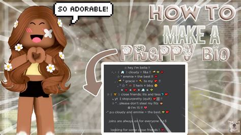 Roblox Profile Description Ideas