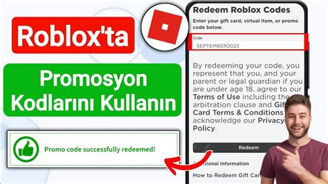 Roblox Promosyon Kodları 2025 – Roblox Kodları.