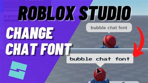 Roblox Studio How to CHANGE CHAT FONT (2022) Customize Bubble Chat in