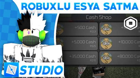 Roblox Studio Robuxlu Eşya Yapımı YouTube.