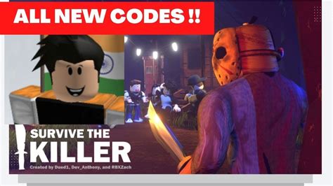 Roblox Survive The Killer Codes October 2022 The Nerd Stash