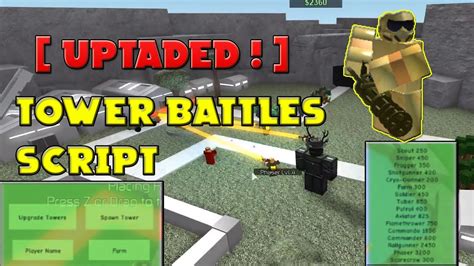 Roblox Tower Battles Script GUI Exploit! (2024) - YouTube