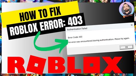 Roblox an error was encountered during authentication. This Video is about how to fix an error was encountered during authentication please try again Roblox authentication failed error code 403.Here I get this er... 