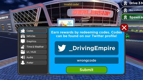 Roblox codes for Driving Empire (July 2024) - Sportskeeda