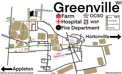Roblox greenville map. The map of Roblox Greenville has a lot of points of interest. Here is the list of these interests: Downtown: The park, the WSP, the fire department, the High School, … 