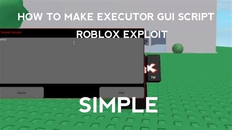 Roblox gui script executor.  It allows users to safely and efficiently run custo...