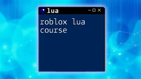 Roblox lua crash course. Hey there, fellow developers!Some helpful links:Roblox...