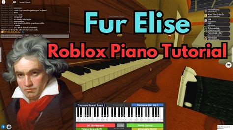 Roblox piano fur elise! YouTube