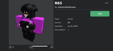 Roblox r63 r34. Want to discover art related to rule63? Check out amazing rule63 artwork on DeviantArt. Get inspired by our community of talented artists. 