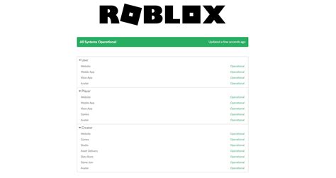 Roblox server status