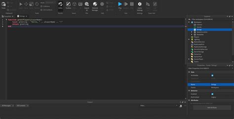 Roblox studio functions.  Functions can take arguments which are values provided b...