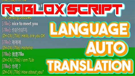 Roblox translator script. .  ...