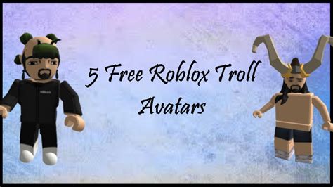 r/RobloxTrollingAvatars is a place to show off your Roblox avatars meant for trolling. Created Oct 27, 2020. .